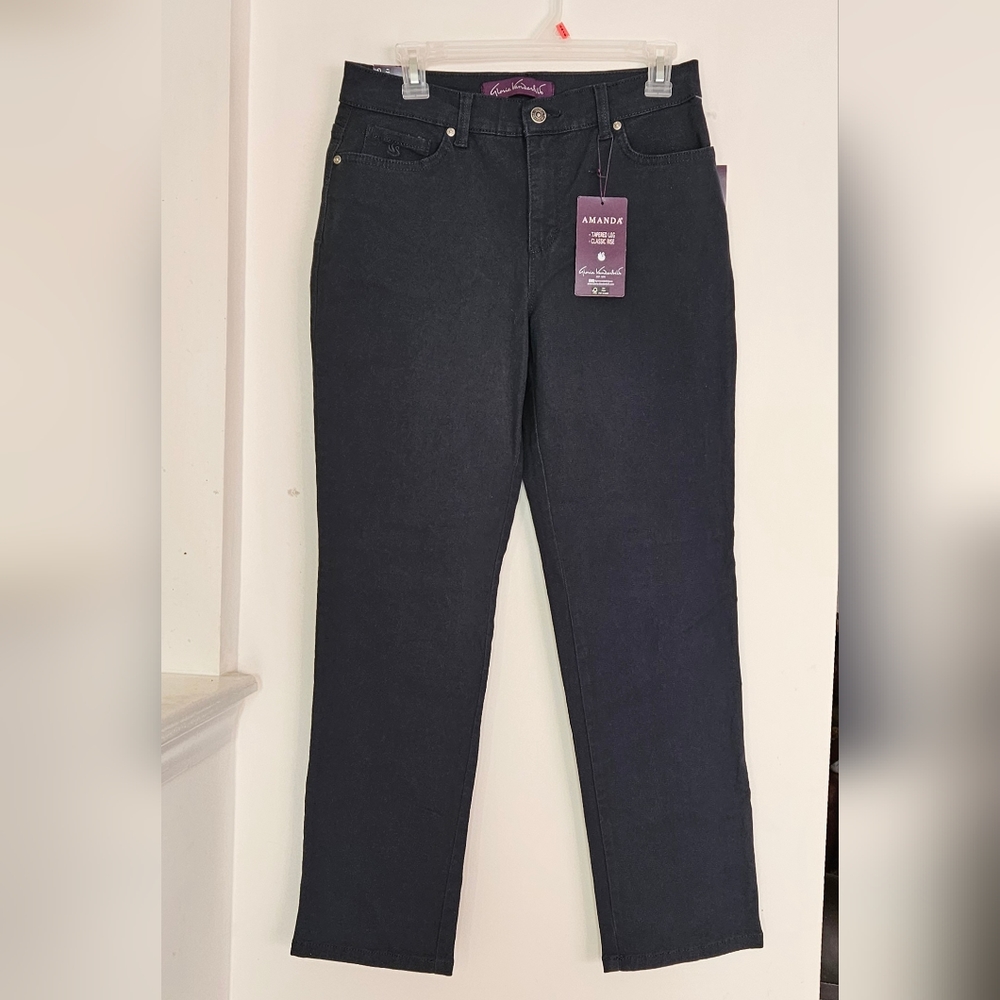 NEW! Gloria Vanderbilt Green Classic Rise Jean Size 6
